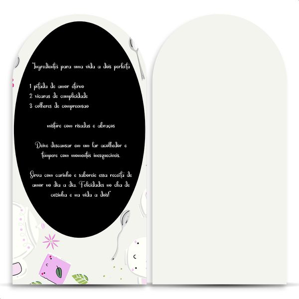 Painel Romano Tema Chá de Cozinha 2560