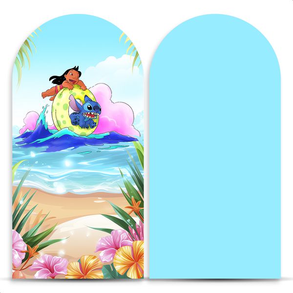 Capa Painel Romano Sublimado Tema Lilo Stitch 2579