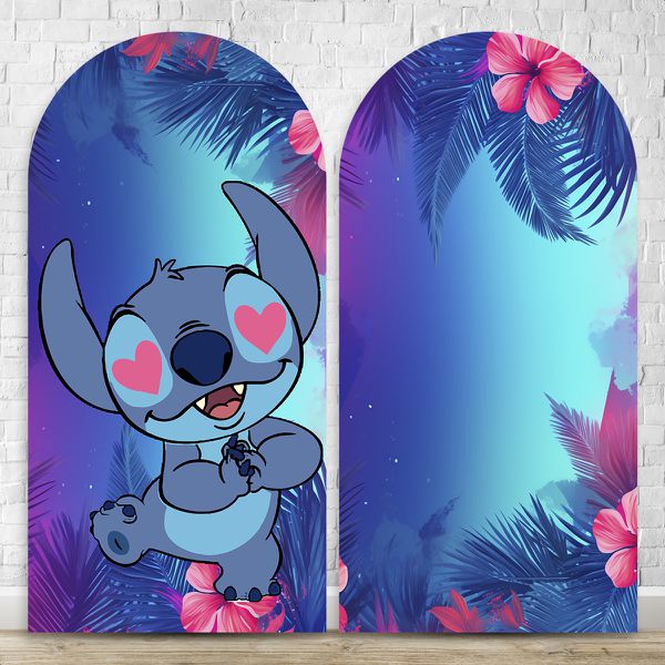 Painel Romano Tema Lilo & Stitch 2592