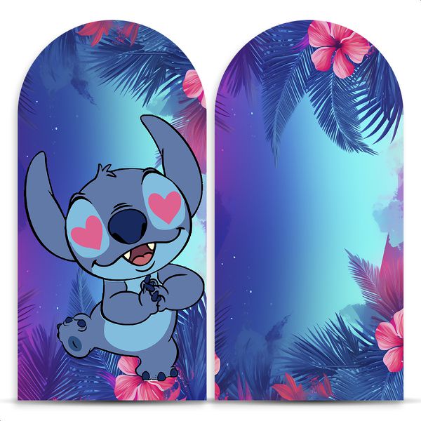 Painel Romano Tema Lilo & Stitch 2592