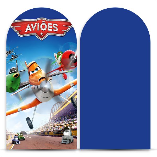 Painel Romano Tema Aviões 2628