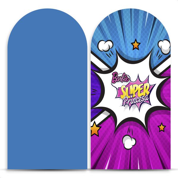 Painel Romano Tema Barbie 2655