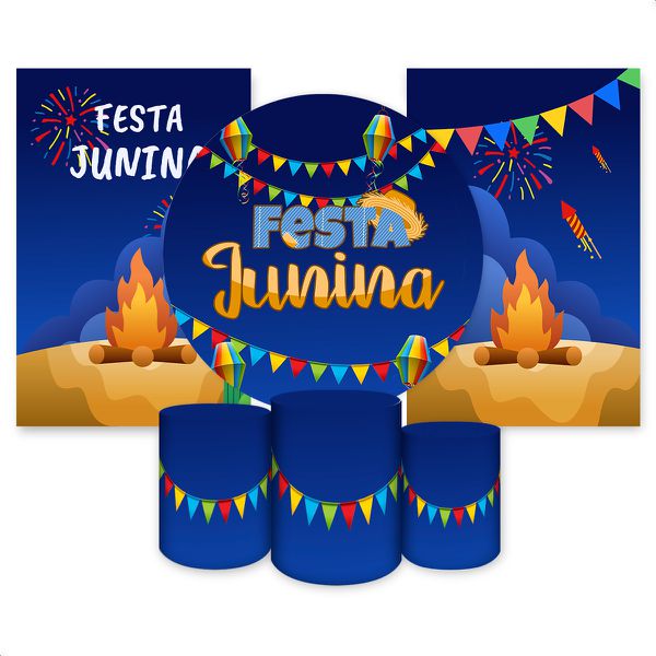 Kit 6 Capas Tema Festa Junina 3137