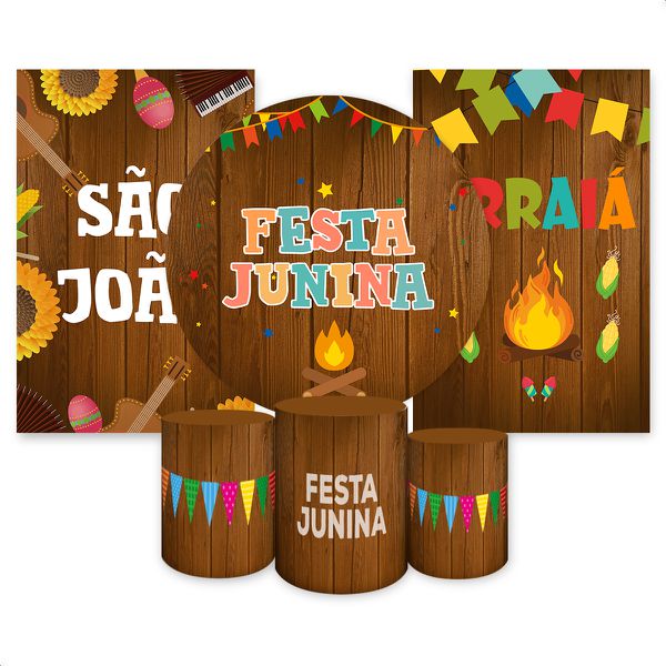 Kit 6 Capas Tema Festa Junina 3138