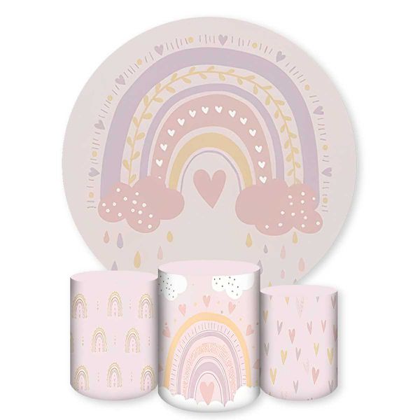 Kit 4 peças Full Tema Arco - Íris 343