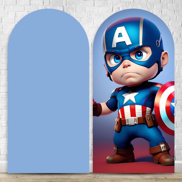 Painel Romano Tema Capitão América 4008