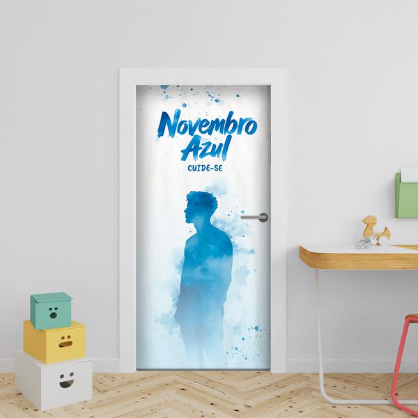 Capa Porta Tema Novembro Azul 4010
