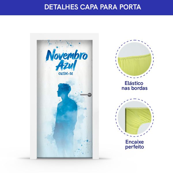 Capa Porta Tema Novembro Azul 4010