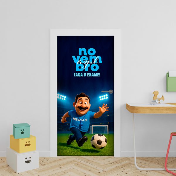 Capa Porta Tema Novembro Azul 4011