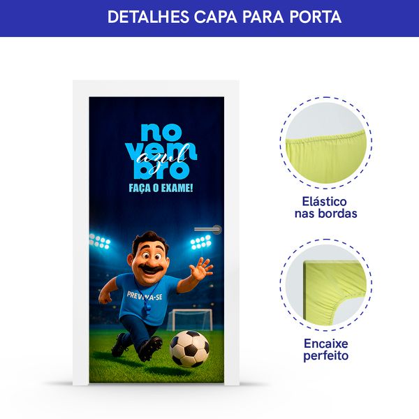 Capa Porta Tema Novembro Azul 4011