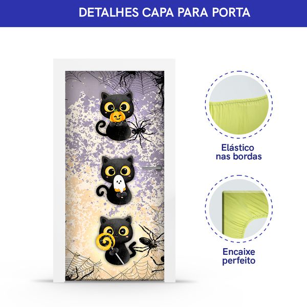 Capa Porta Tema Halloween 4013