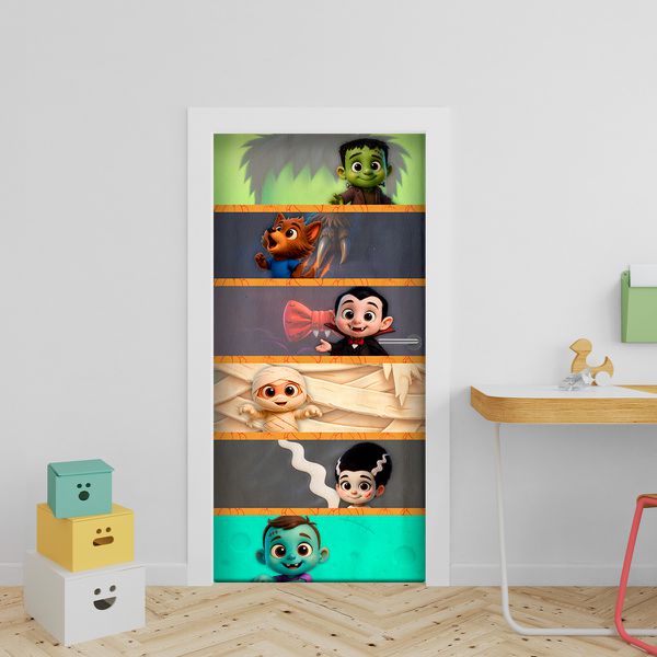 Capa Porta Tema Halloween 4014
