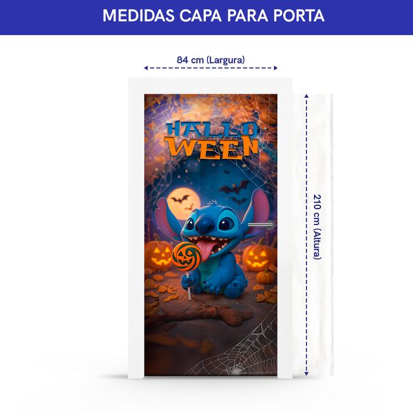 Capa Porta Tema Halloween 4015