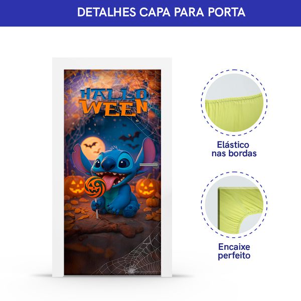 Capa Porta Tema Halloween 4015