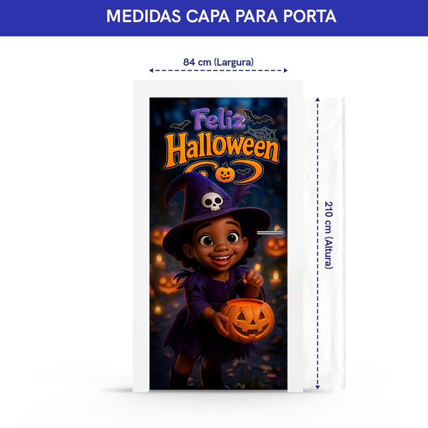 Capa Porta Tema Halloween 4016