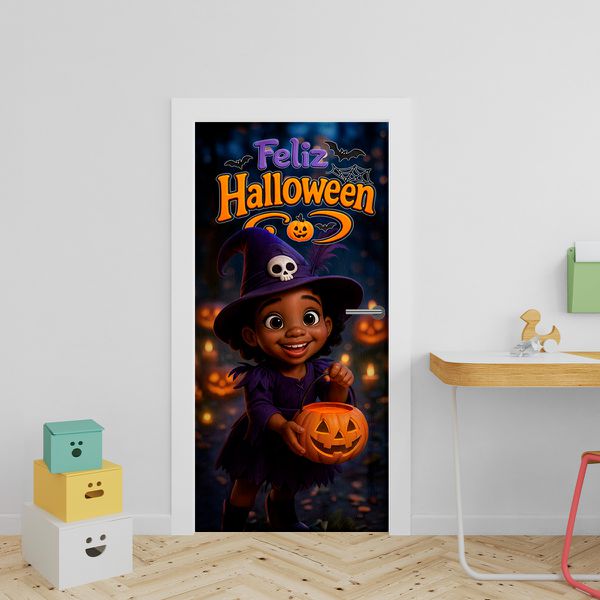 Capa Porta Tema Halloween 4016