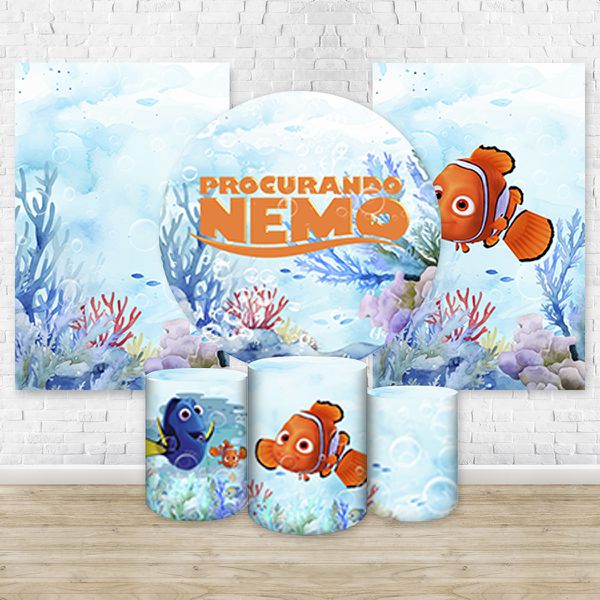 Kit 6 Capas Tema Procurando Nemo 