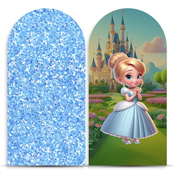 Capa Painel Romano Tema Princesa 