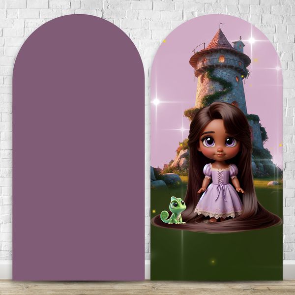 Capa Painel Romano Tema Princesa 