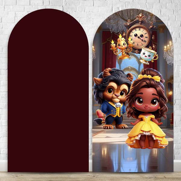 Capa Painel Romano Tema Princesa 