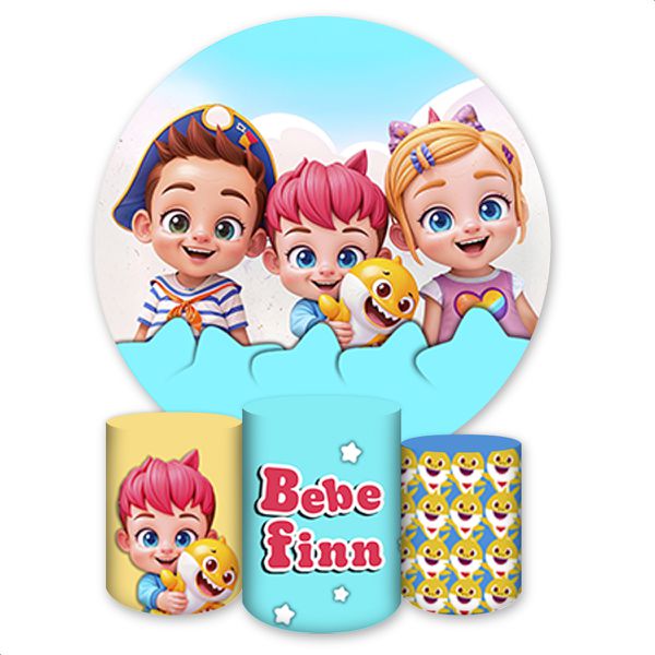 Kit 4 Capas Sublimadas Tema Bebefim 4212