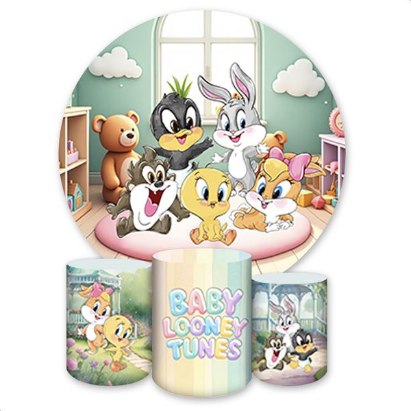 Kit 4 Capas Tema Baby Looney Tunes 4223