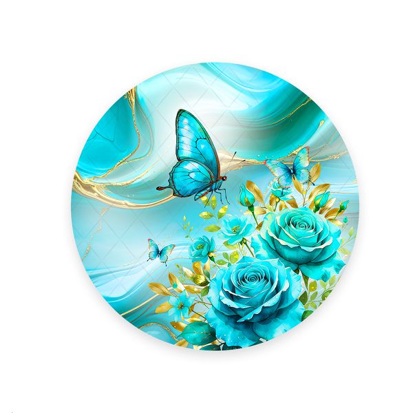 Painel Redondo Tema Borboleta 4225