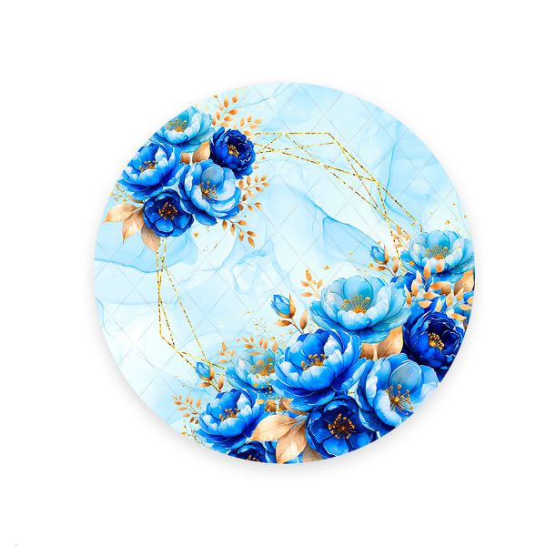 Painel Redondo Tema Flores 4226