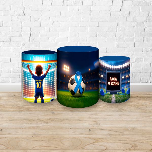 Trio de Cilindros Tema Novembro Azul 4235