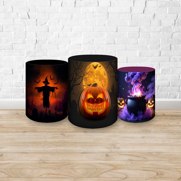 Trio de Cilindros Tema Halloween 4236