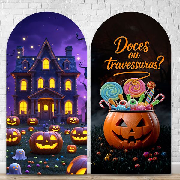 Painel Romano Tema Halloween 4237