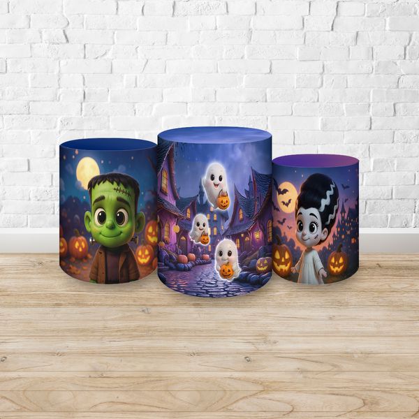 Trio de Cilindros Tema Halloween 4238