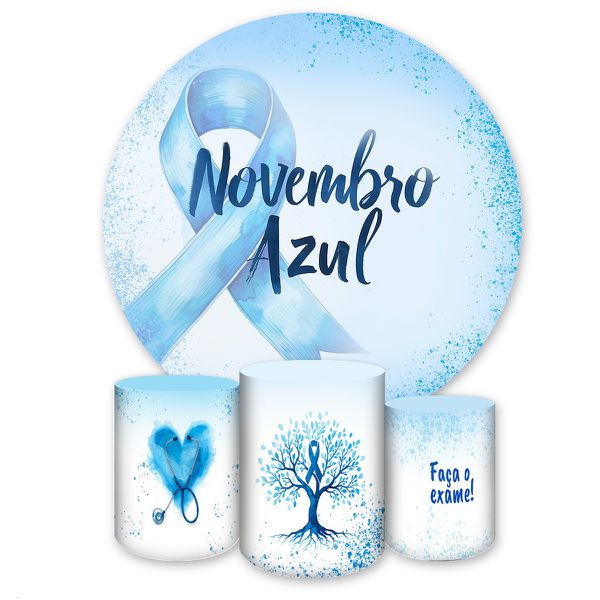Kit Completo Tema Novembro Azul 4252
