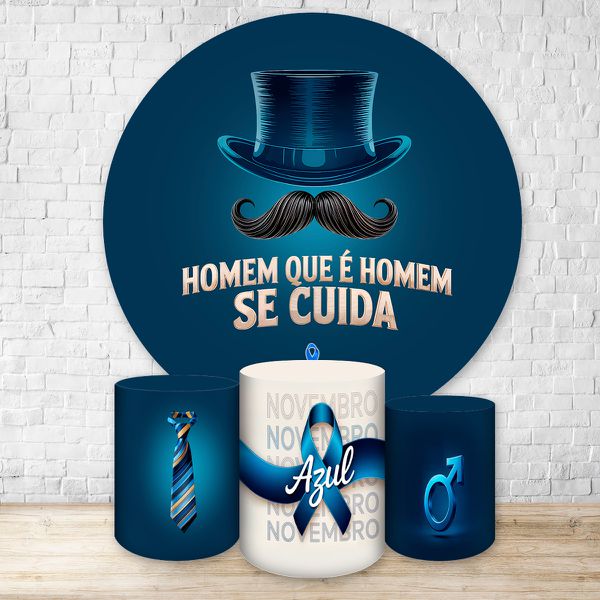 Kit Completo Tema Novembro Azul 4253