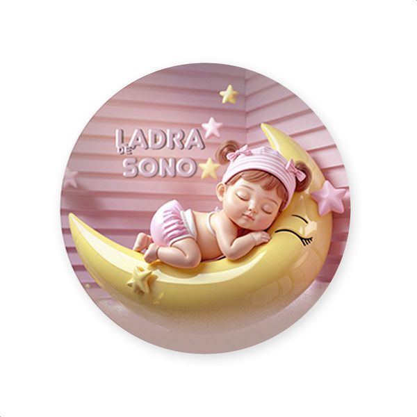 Capa Painel Redondo Tema Chá de Bebê 4301