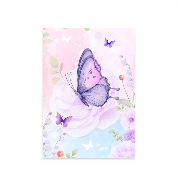 Painel Retangular Tema Borboleta 4305