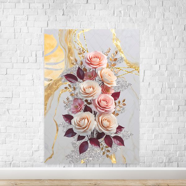 Painel Retangular Tema Flores 4309