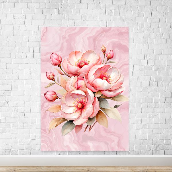 Painel Retangular Tema Flores 4311