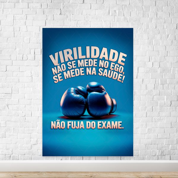 Painel Retangular Tema Novembro Azul 4314