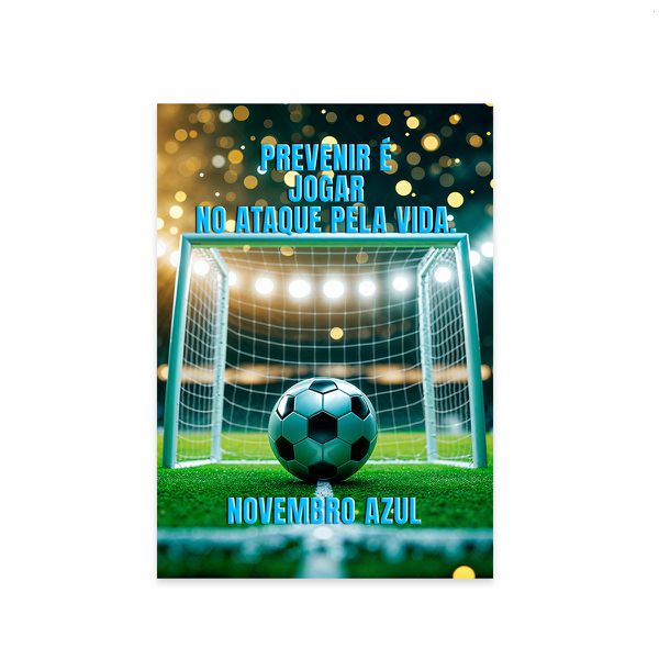 Painel Retangular Tema Novembro Azul 4316