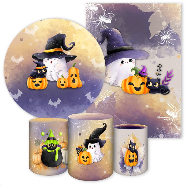 Kit 5 Peças Tema Halloween 4317
