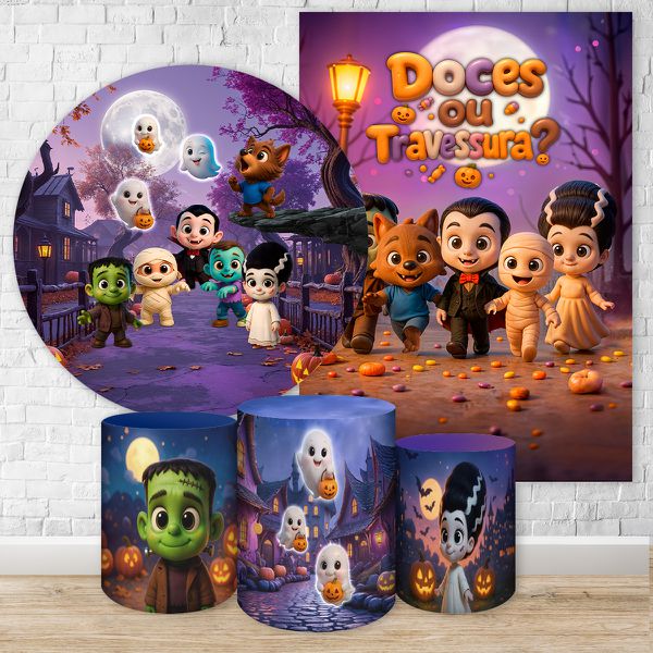 Kit 5 Peças Tema Halloween 4318