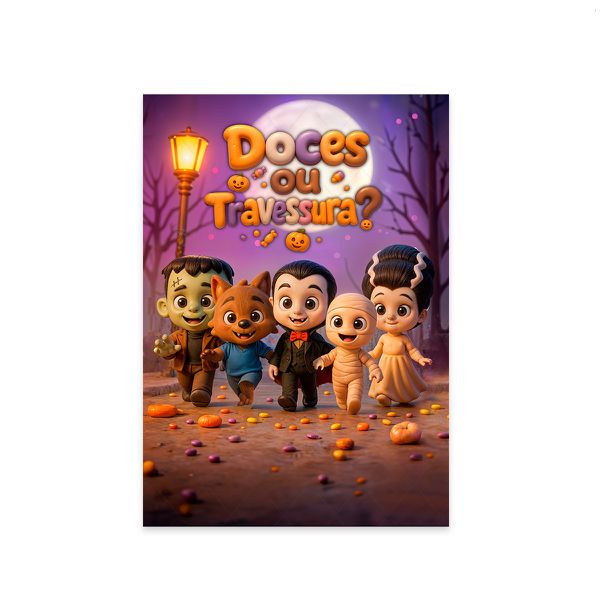 Painel Retangular Tema Halloween 4319