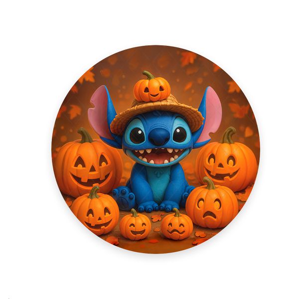 Painel Redondo Tema Halloween 4331
