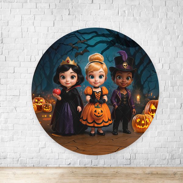 Painel Redondo Tema Halloween 4332