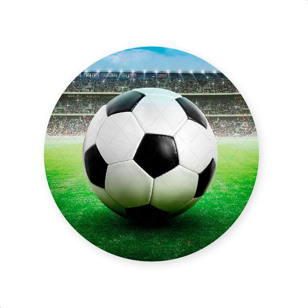 Capa Painel Redondo Sublimados Tema Futebol 510