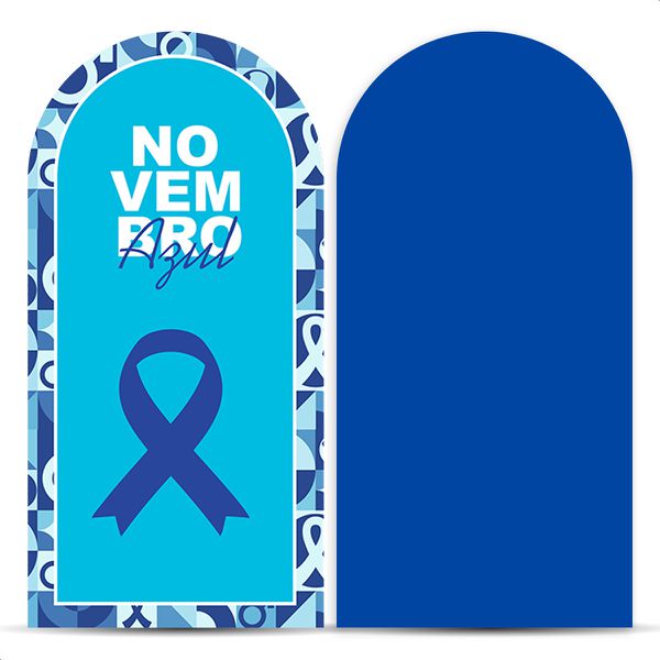 Capa Painel Romano Sublimado Tema Novembro azul 5113