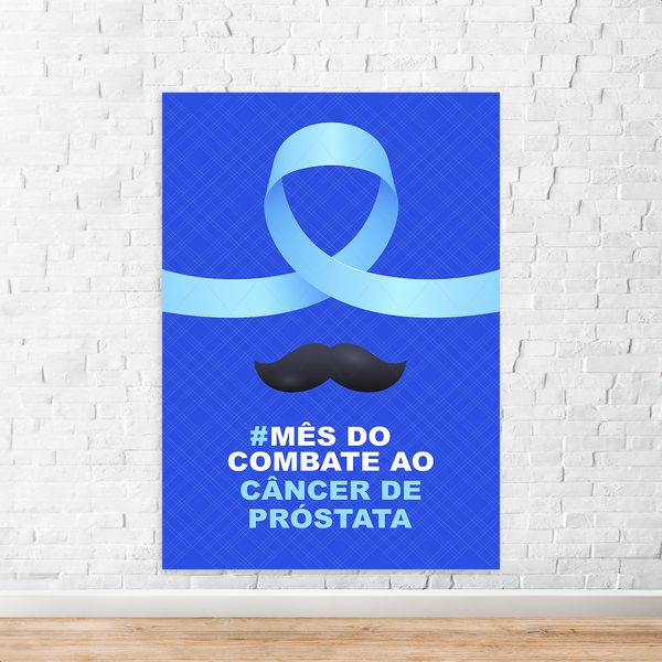 Capa Painel Retangular Sublimado Tema Novembro azul 5114