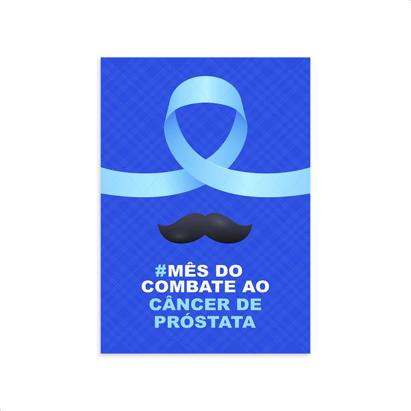 Capa Painel Retangular Sublimado Tema Novembro azul 5114