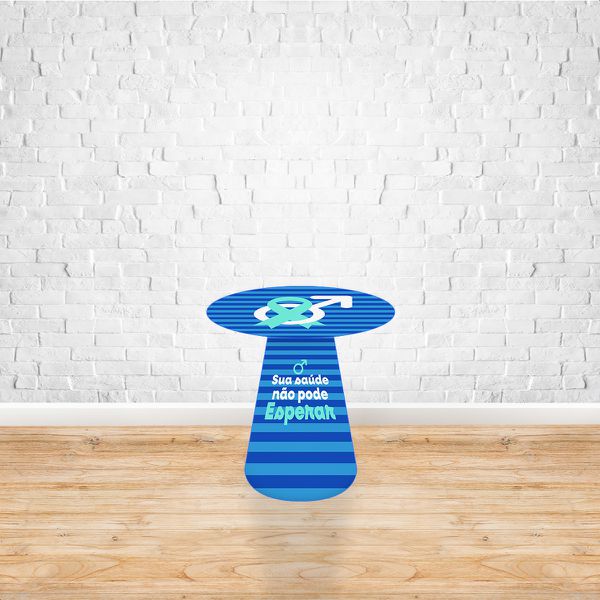 Capa para Mesa Cone Sublimada Tema Novembro azul 5115